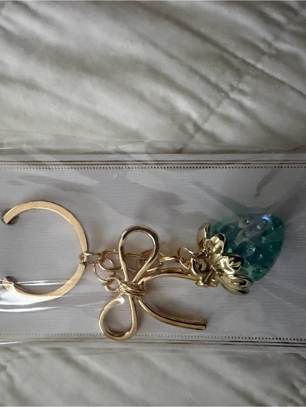 Strawberry Charm Keychain / Purse Charm π - Picture 7 of 9